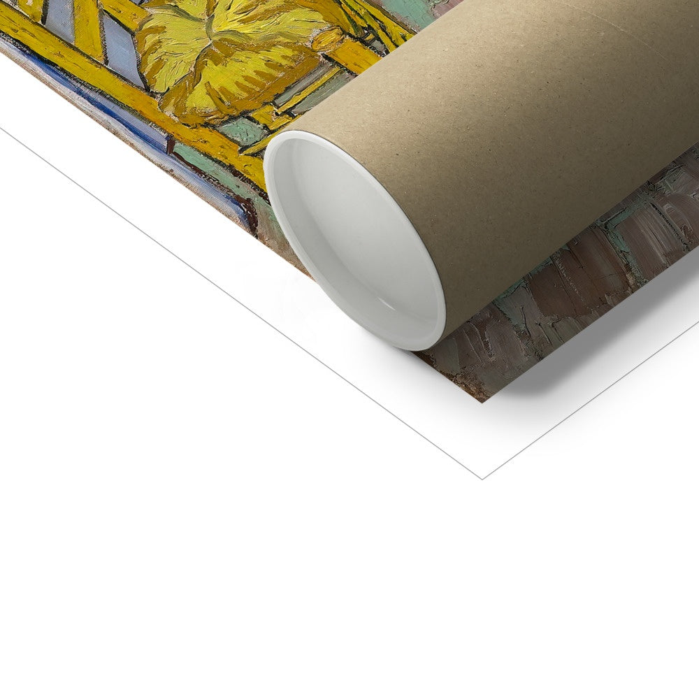 'The Bedroom' by Vincent Van Gogh. Open Edition Fine Art Print. Art Gallery Historic Art