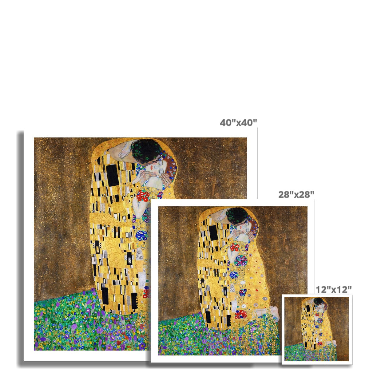 Gustav Klimt Open Edition Art Print. &#39;The Kiss&#39;. Art Gallery Historic Art