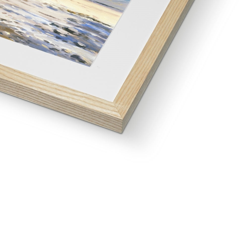 Ted Dyer Framed Open Edition Cornish Fine Art Beach Print. &#39;Clear Waters, Tresco&#39;. Cornwall Art Gallery