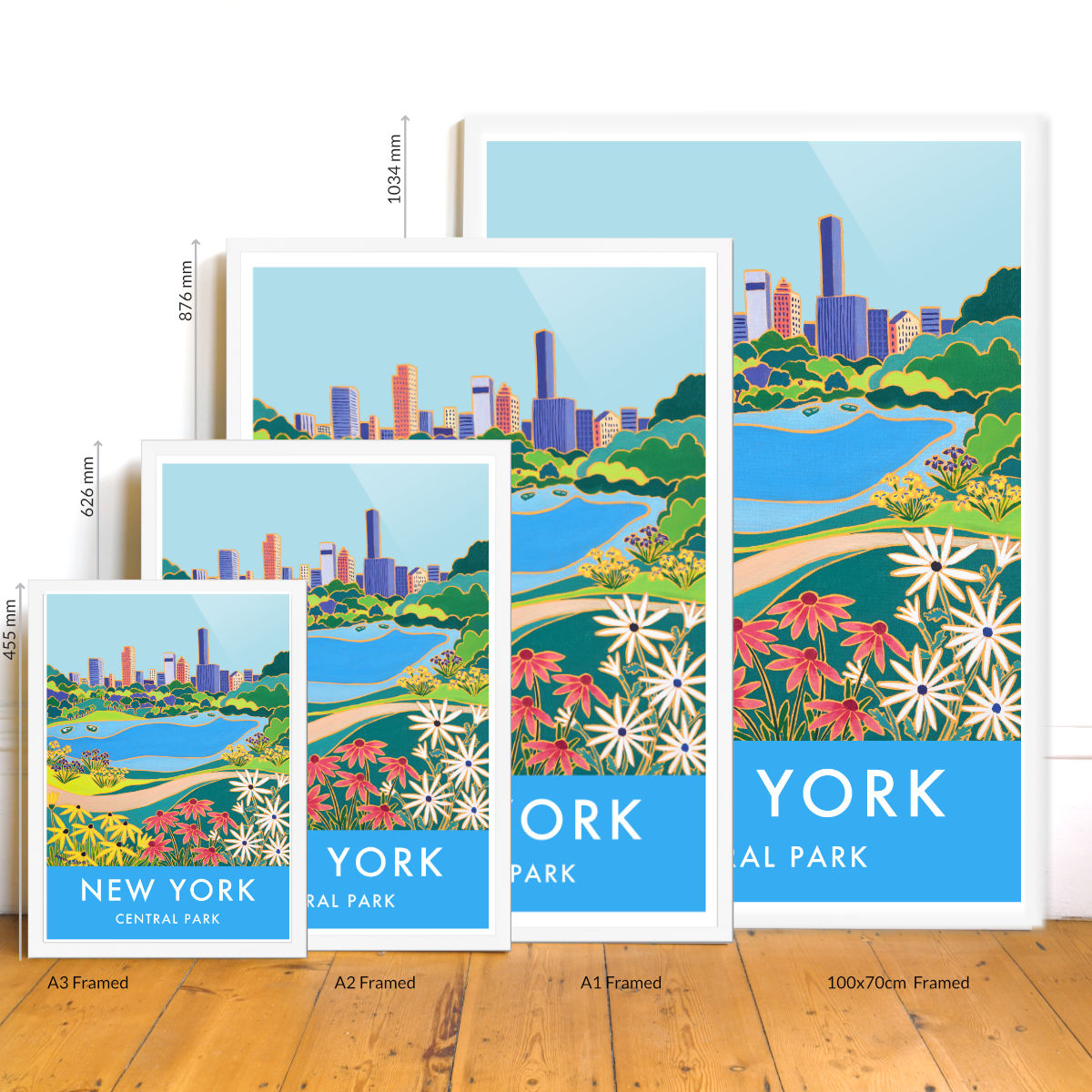 New York City Prints. Central Park. Art Posters of New York by Joanne Short. Wall Art Gallery NY