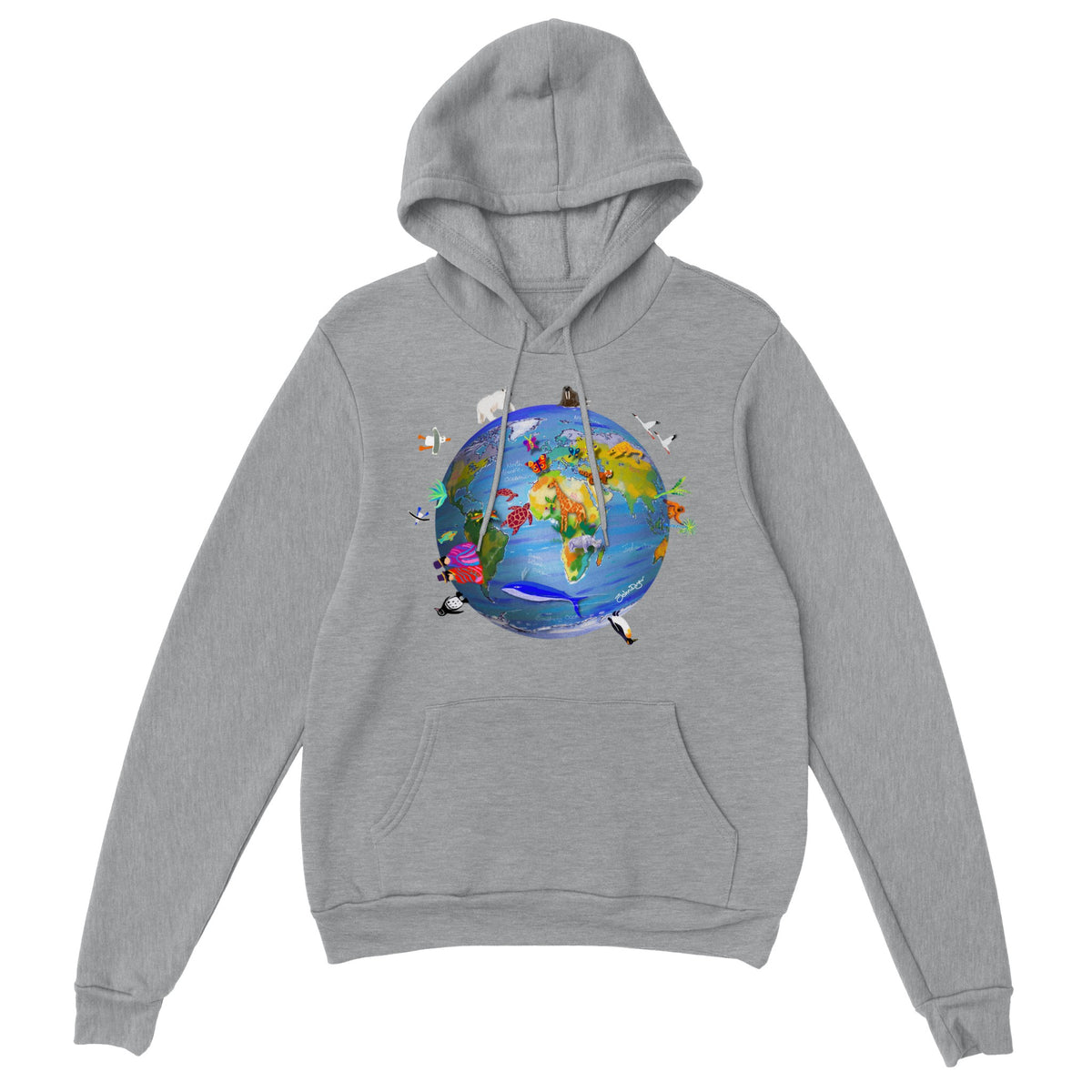 John Dyer designed &#39;Last Chance To Paint&#39; Wildlife &amp; Climate Change Earth Design Classic Unisex Pullover Hoodie