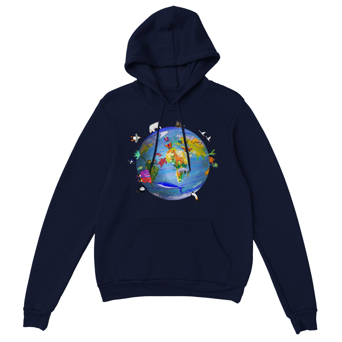 John Dyer designed &#39;Last Chance To Paint&#39; Wildlife &amp; Climate Change Earth Design Classic Unisex Pullover Hoodie