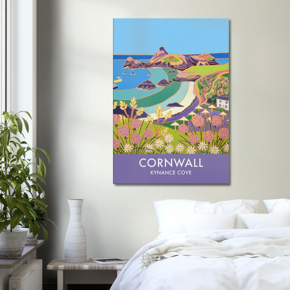 Canvas Art Print by Joanne Short of Kynance Cove, Cornwall from our Cornwall Art gallery
