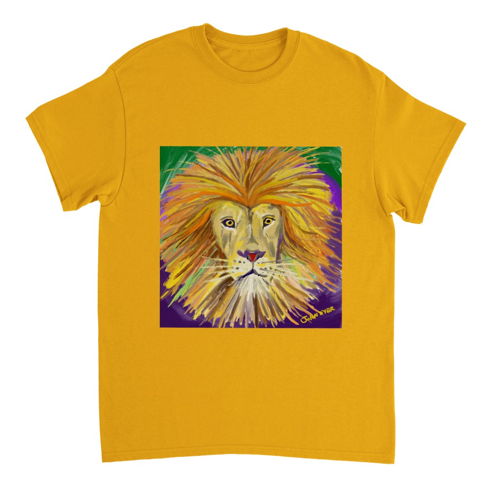 John Dyer Unisex Art T-Shirt. African Lion, Kenya. African Art Gallery