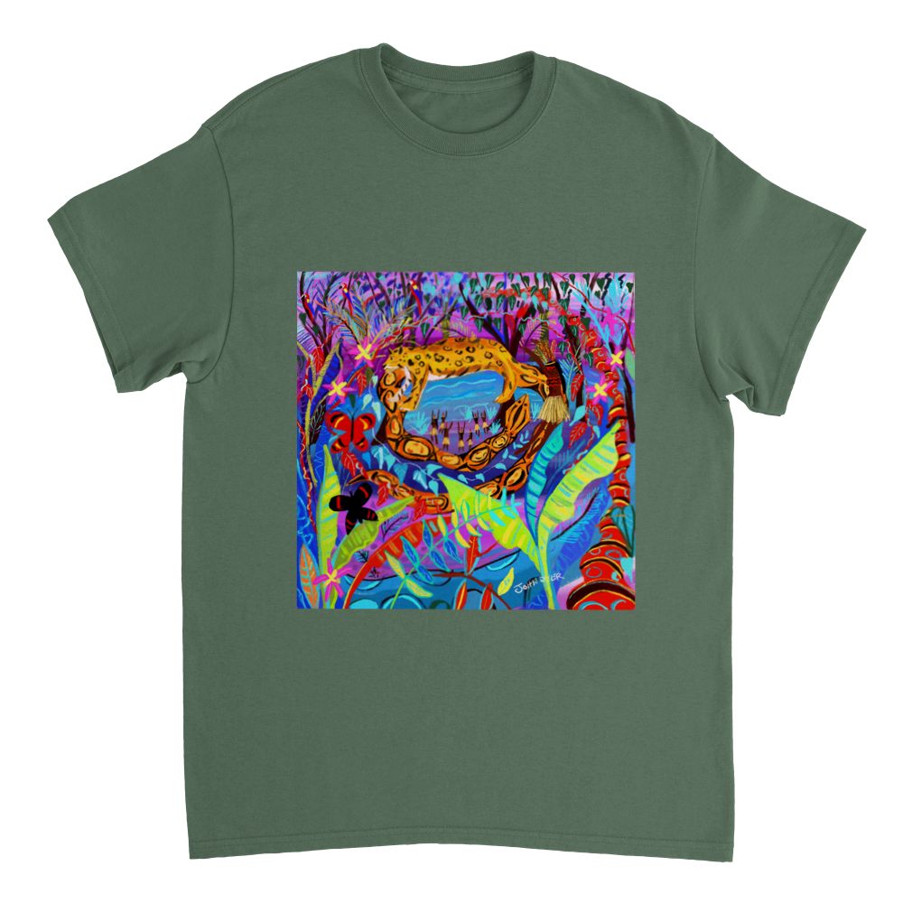 John Dyer Unisex Rainforest Art T-Shirt. Amazon Spirit Animals.